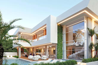 create a realistic 3d landscape design for your backyard