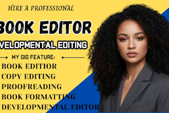 developmental editing, proofread, and format  memoir fiction novel nonfiction