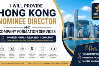 provide hong kong nominee director and company formation services