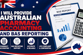 provide pharmacy accounting and bas reporting for australian pharmacies
