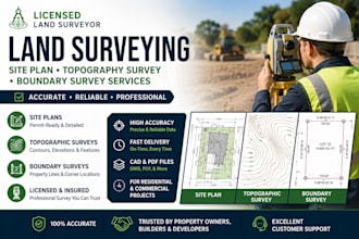 do licensed land surveying site plan topography survey and boundary survey