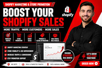 do shopify marketing , shopify promotion and boost shopify sales