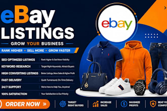 do ebay product listing, SEO ebay listing, ebay lister, cross listing