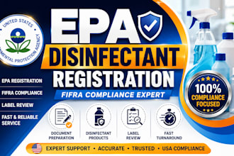 register your disinfectant pesticide with epa and ensure fifra compliance USA