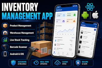 build inventory, warehouse, and stock management mobile apps