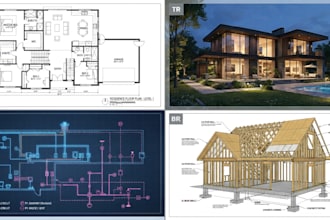 create professional residential construction drawings