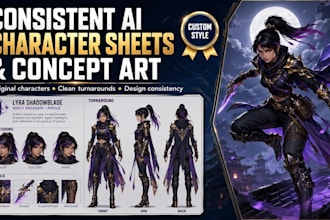 create consistent ai character sheets and concept art create consistent ai chara