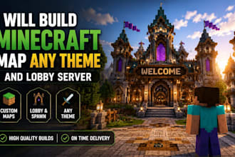 build map minecraft any theme and lobby server