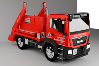 do 3d model of industrial machines and automobiles