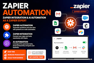 do zapier automation, zapier integration and ai automation as a zapier expert