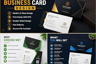 disign a professional business card