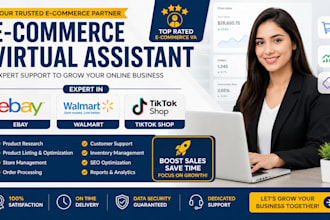 manage your ebay, walmart and tiktok shop store professionally