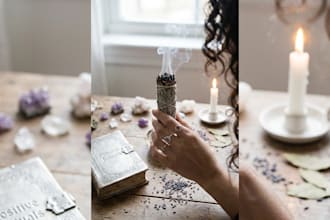 guide you through a witchritual to help you manifest your goals