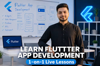 teach you flutter to become a pro mobile app developer