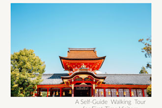 create a beautiful english travel guide PDF for japan