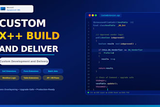 build and deliver custom dynamics 365 fo solutions