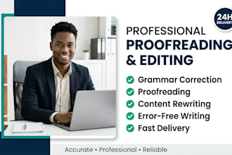 proofread, edit, and rewrite articles, blogs, and website content