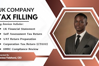 prepare uk vat return, hmrc, uk corporation tax, ct600 filing, self assessment