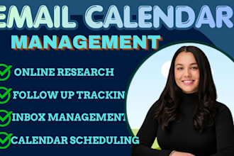 manage emails calendar admin tasks virtual assistant emails files calendar VA