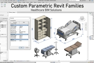create custom parametric revit families for healthcare