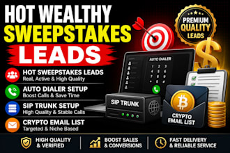 package fresh exclusive sweeps leads, crypto leads, forex leads, gamblers leads