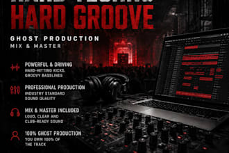 do ghost production for hard groove, hard techno and schranz