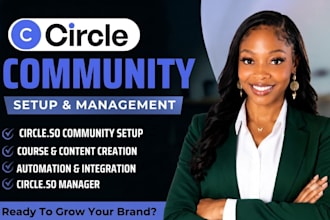 circle so community setup circle so community online course circle so manager