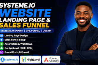 systeme io website landing page salesfunnel systeme io expert ghl funnel cockpit