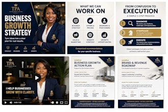 create a business growth strategy and action plan