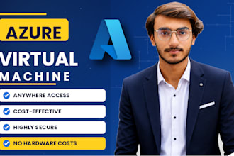 set up secure azure virtual machines, vnet on linux and windows
