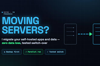 migrate your self hosted apps and data to a new server