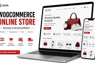 build a professional woocommerce online store