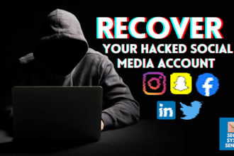 ethically restore instagram page, facebook page, gmail
