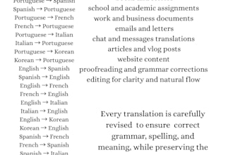translate texts for you