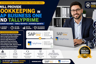 provide bookkeeping in sap business one and tallyprime