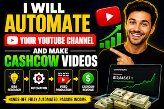 create automated youtube channel cash videos and top 10 videos