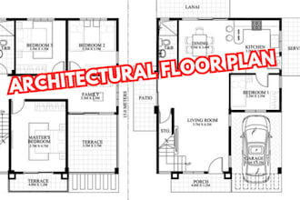 architectural drawing, architectural floor plan, 2d floor plan for city permit