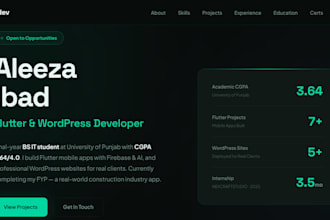 design and develop a responsive website