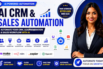 automate your CRM, lead generation and sales workflow with ai