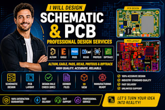 design schematic and pcb in altium eagle pads  kicad proteus and diptrace lora