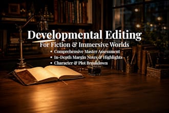 developmentally edit and critique of your manuscript