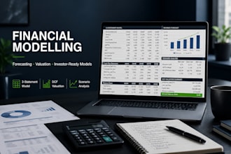 create a dynamic financial model with dashboard