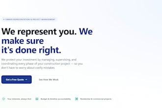design and develop responsive business websites from idea to deployment