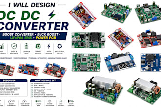 design dc dc converter boost converter buck boost lifeo4 bms and power pcb