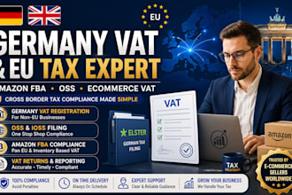 do german vat registration, ioss oss filing and  eu vat for ecommerce sellers