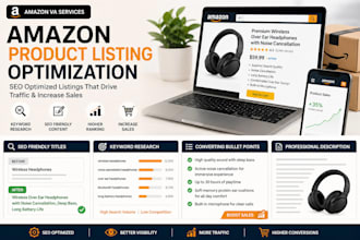 create SEO optimized amazon product listings that increase sales