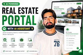 build realestate portal or web app with ai consultation assistant