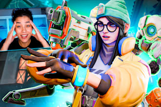 create 3d valorant gaming youtube thumbnails