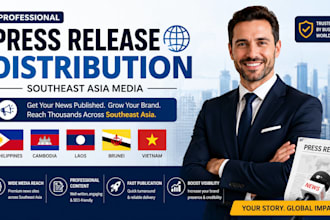 write and publish your press release in southeast asia