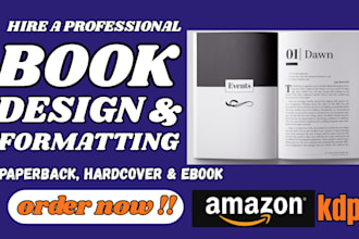 ghostwrite and format amazon kdp ebook and paperback books and lulu